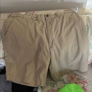 Vintage Polo by Ralph Lauren Tan Flat Front Summer Shorts